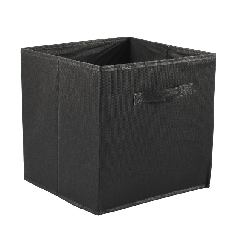 Boîtes de rangement tissu Cubiques pour Étagères, 4 couleurs