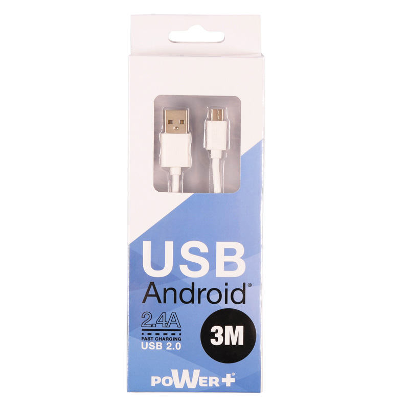 Câble chargeur  USB compatible Androïd