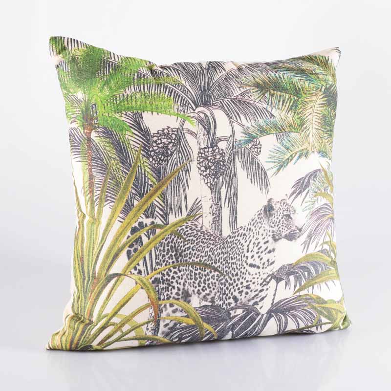 Coussin imprimé 'Wild Jungle'