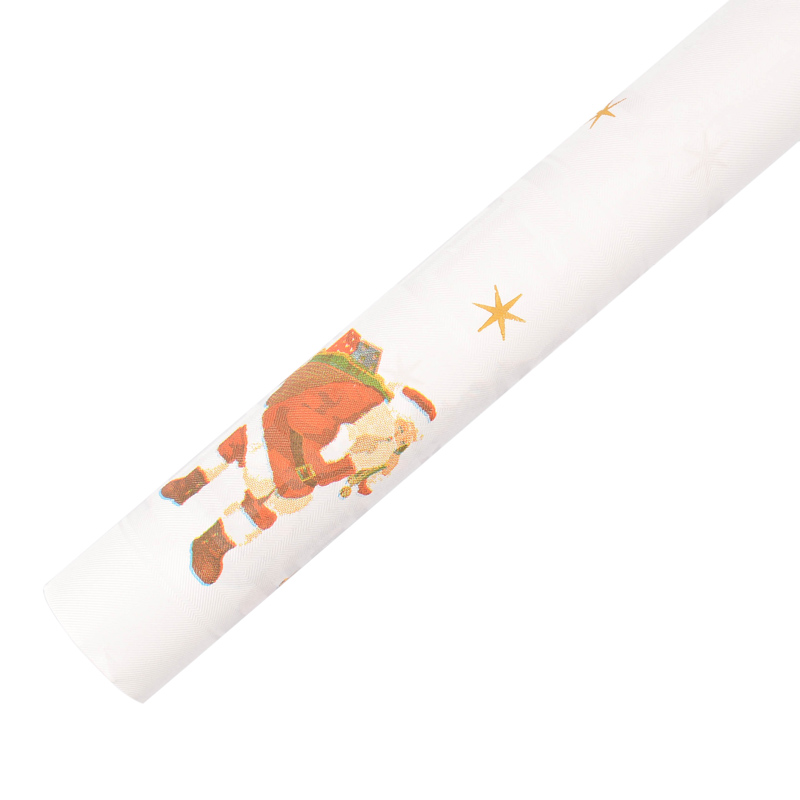 Nappe damasée 'Père Noël'