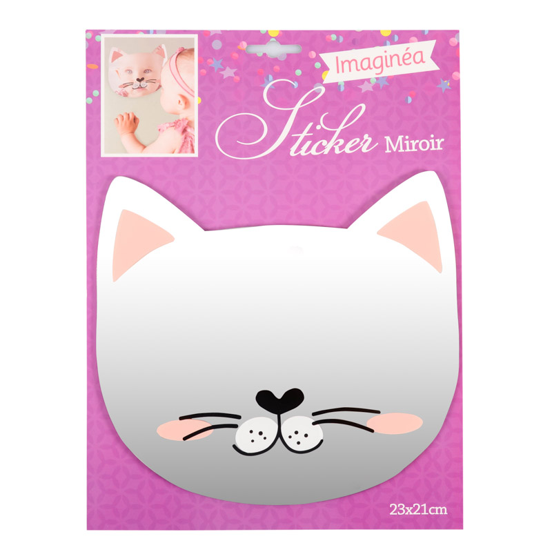 Sticker Miroir Chat L Incroyable
