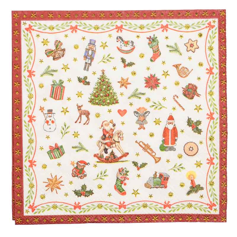 20 serviettes 'Ornaments'