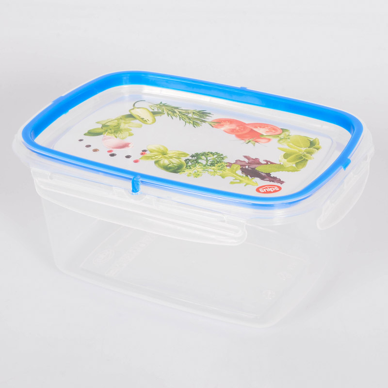 3 boîtes de conservation rectangles 1.2L