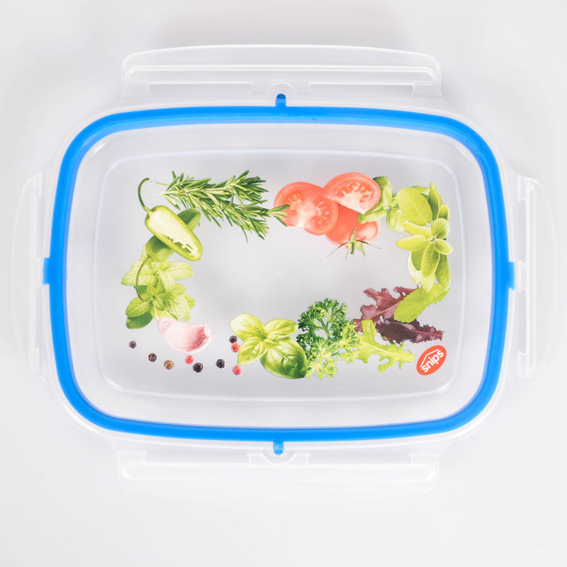 3 boîtes de conservation rectangles 1.2L