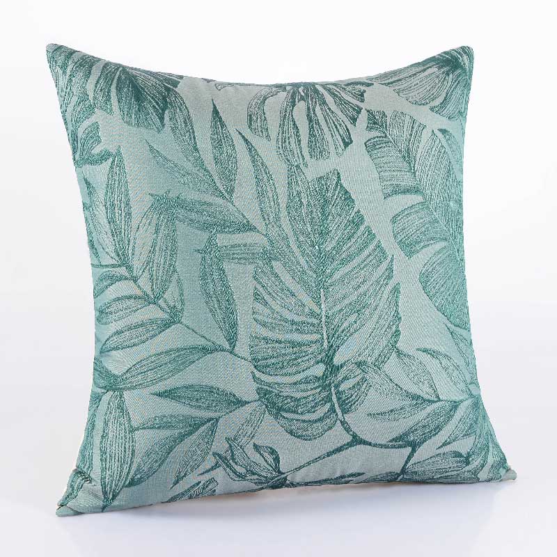 Coussin jacquard 'Palmas'