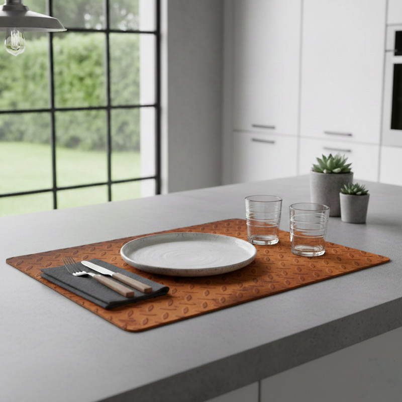 Set de table 'Indus' couleur cuivre 