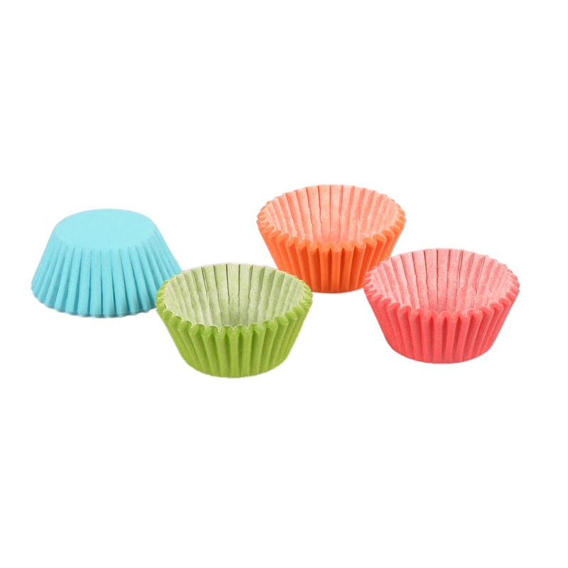 Ruisita Lot de 1200 mini caissettes à cupcakes en papier de 3,2 cm, moules  à muffins, moules à muffins infroissables pour mariages, anniversaires