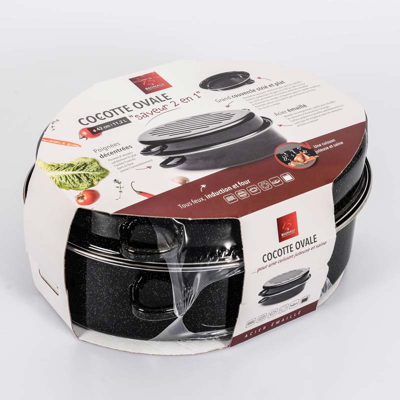 Cocotte ovale 'Saveur 2 en 1'