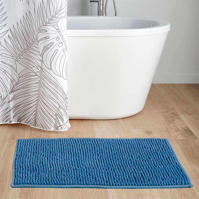 Tapis salle de bain chenille