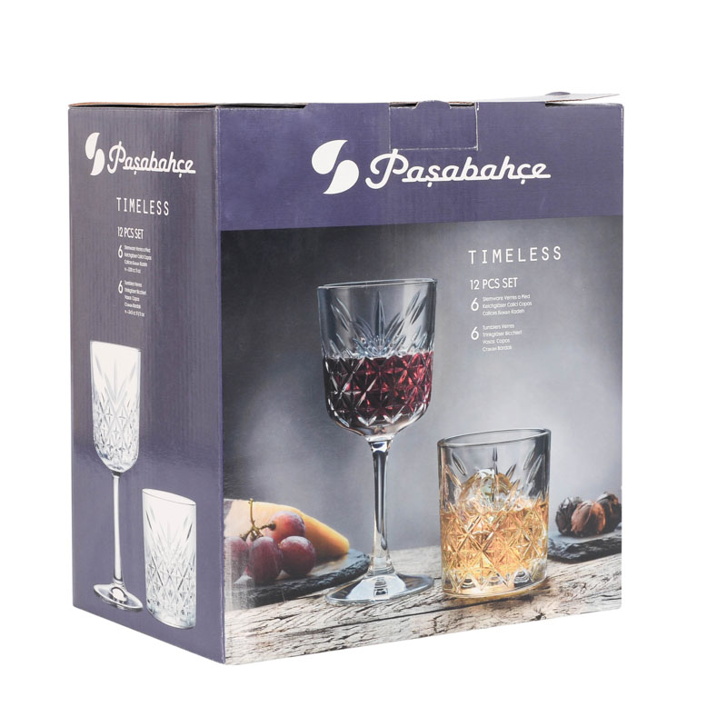 Coffret de 12 verres 'Timeless'