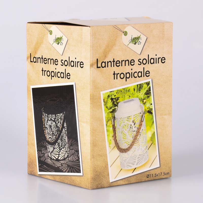 Lanterne solaire tropicales