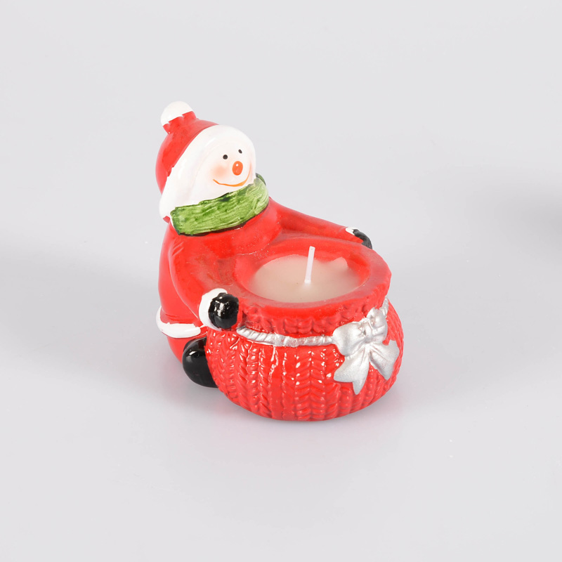 Bougie panier de Noël 'Tradi'
