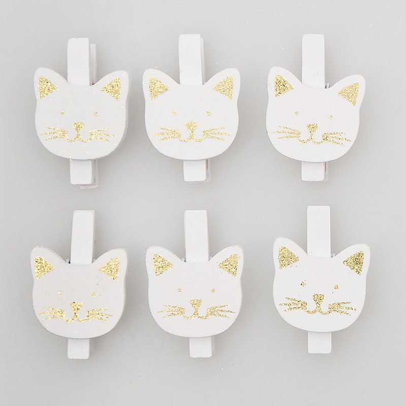 6 pinces 'Chats'