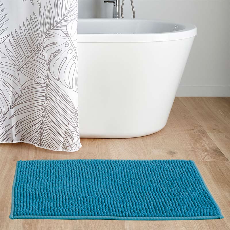 Tapis salle de bain chenille