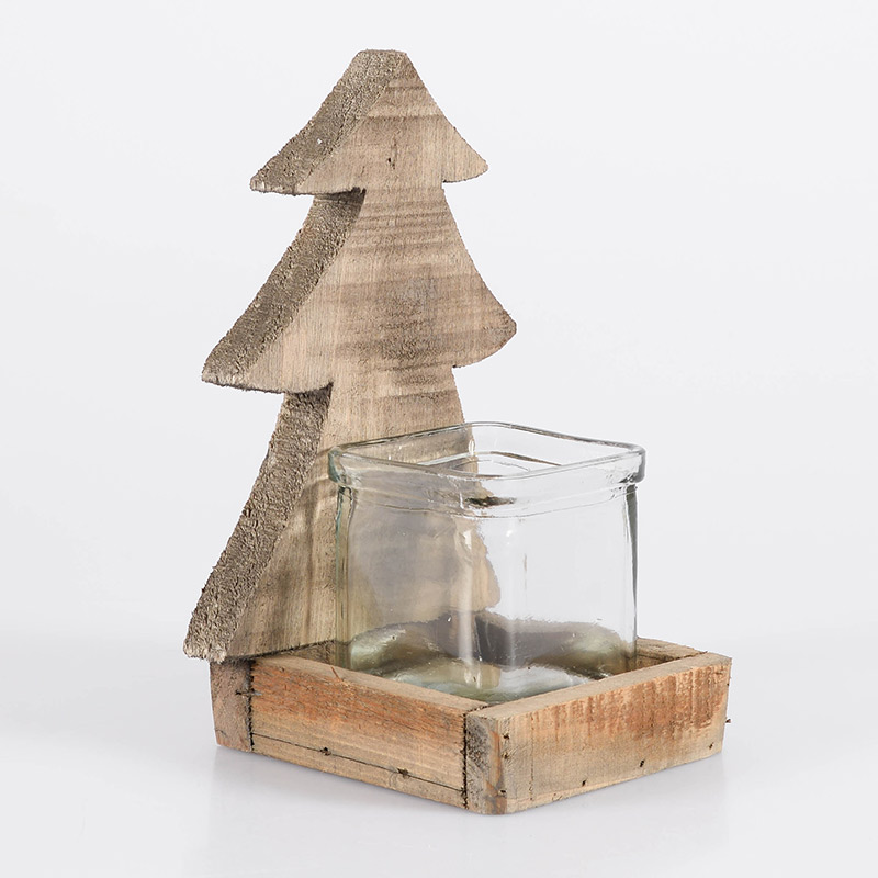 Photophore en bois