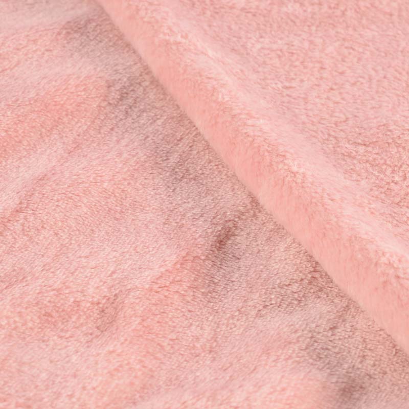 Plaid microfibre super doux 'Alaska' rose