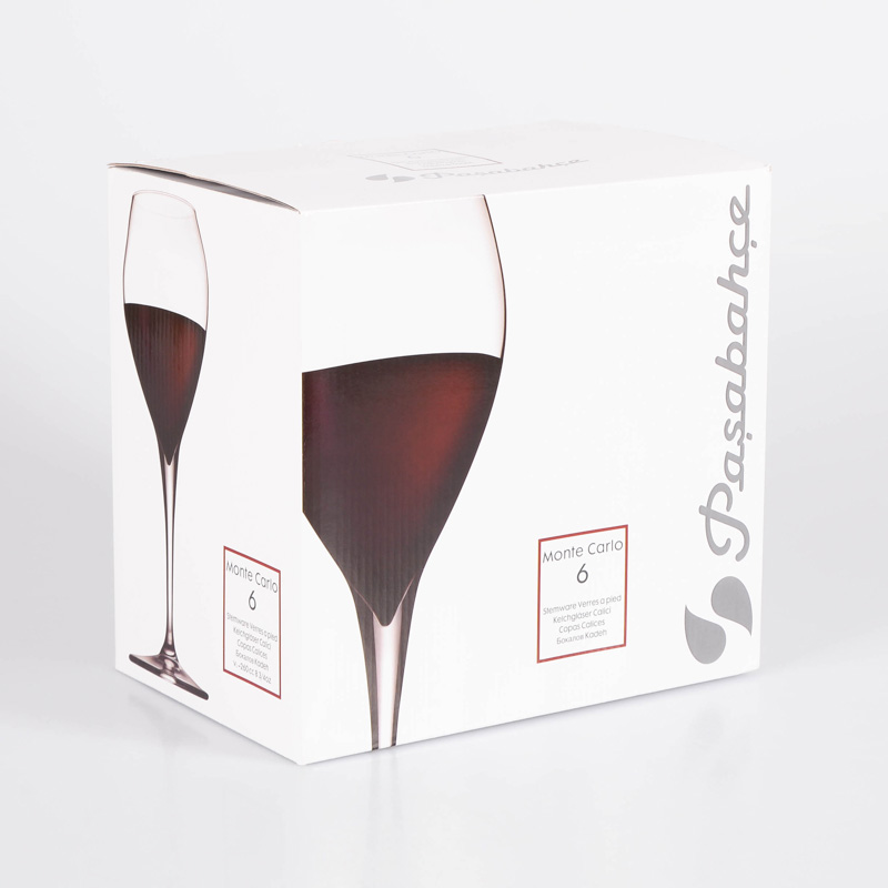 Lot de 6 verres à pied 'Monte-Carlo'