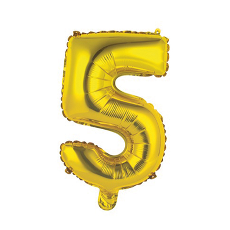 Ballon chiffre '5'