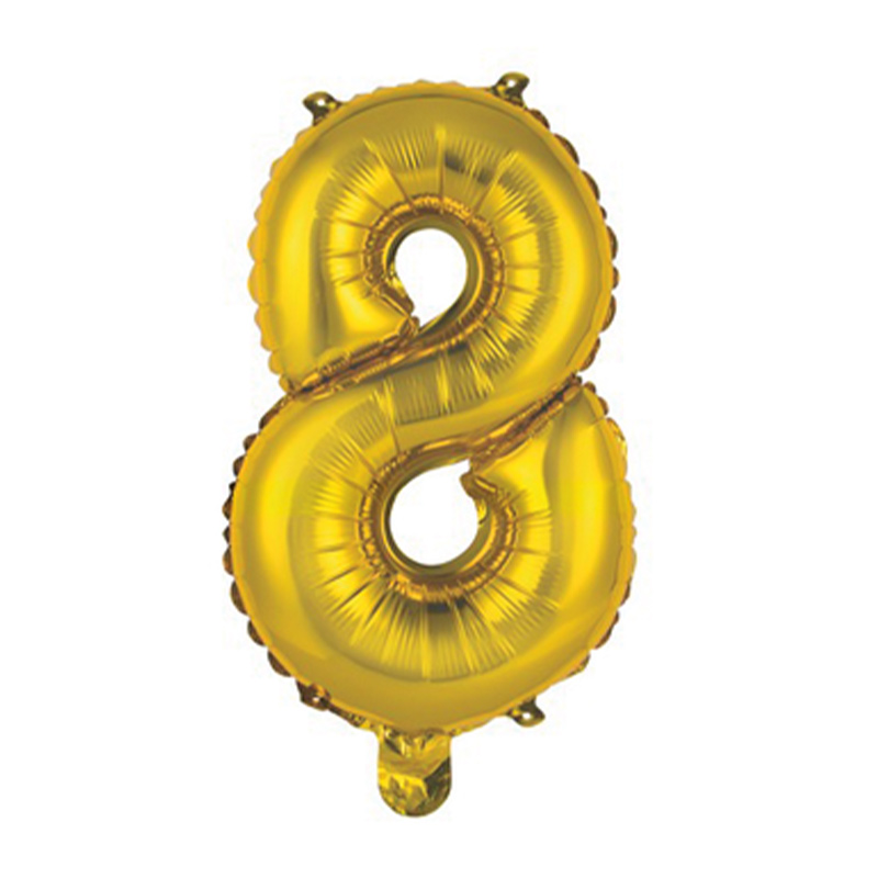 Ballon chiffre '8'