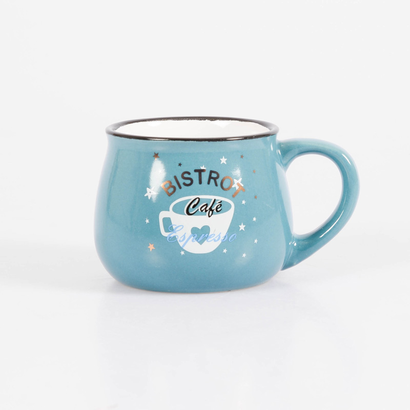 Tasse bombée 'Bistrot'