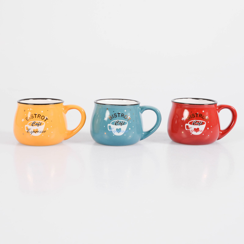 Tasse bombée 'Bistrot'