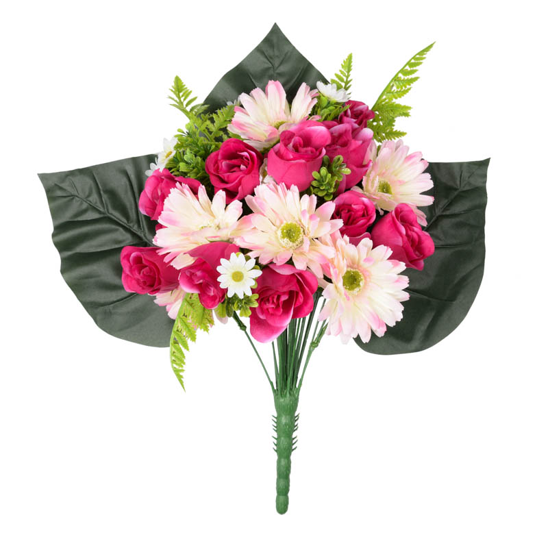 Bouquet de gerberas et roses