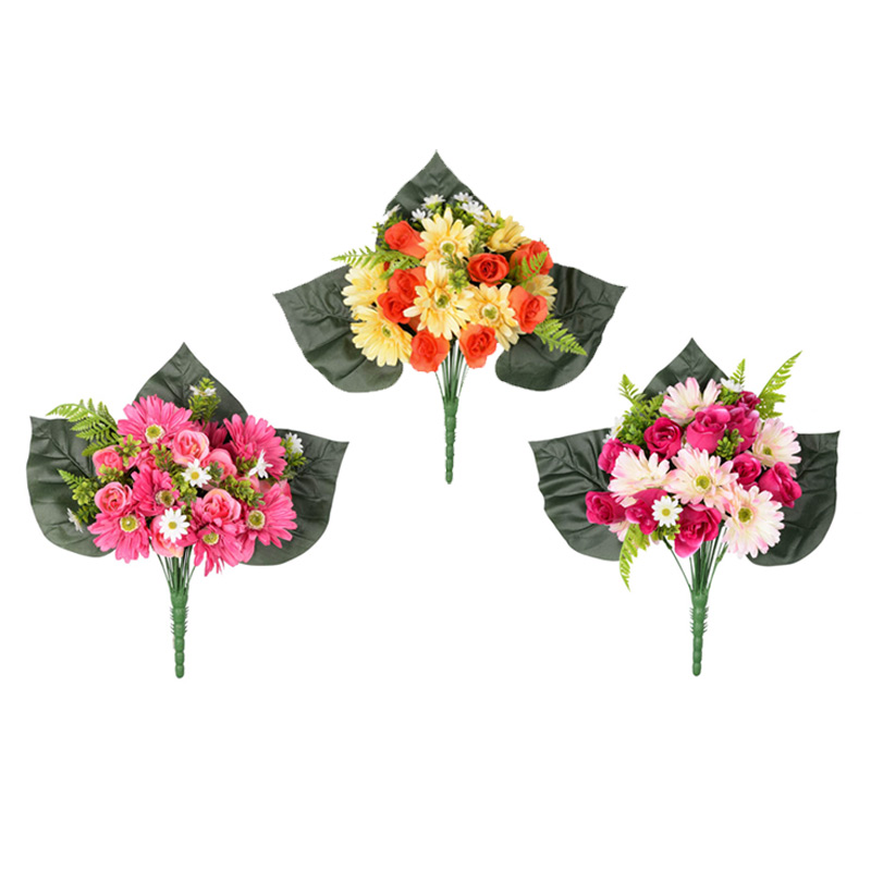 Bouquet de gerberas et roses