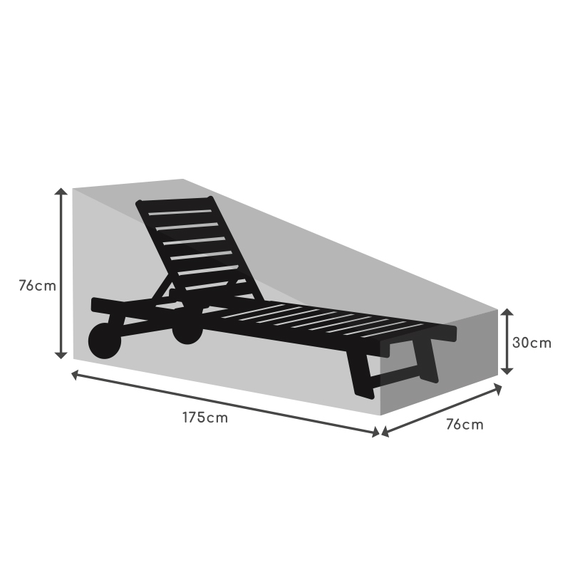 Housse de protection pour chaise longue