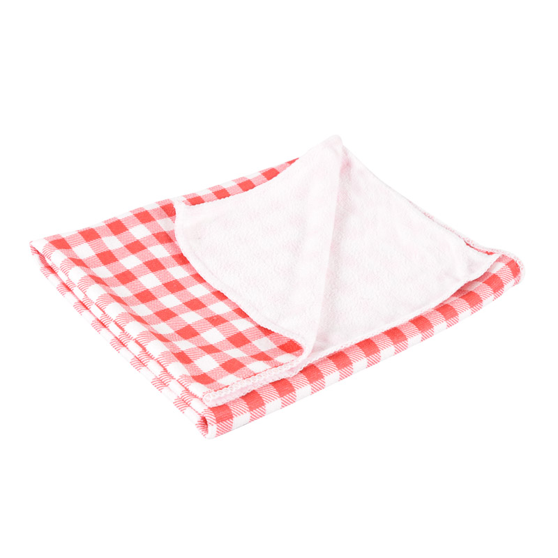 Torchon microfibre carreaux