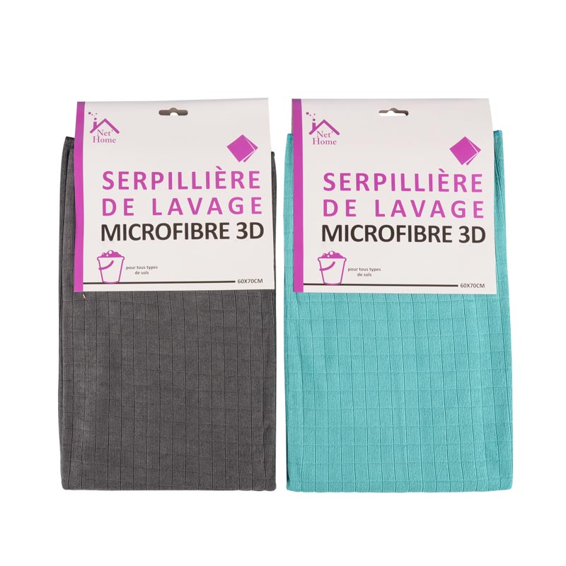 Serpillière microfibre 3D