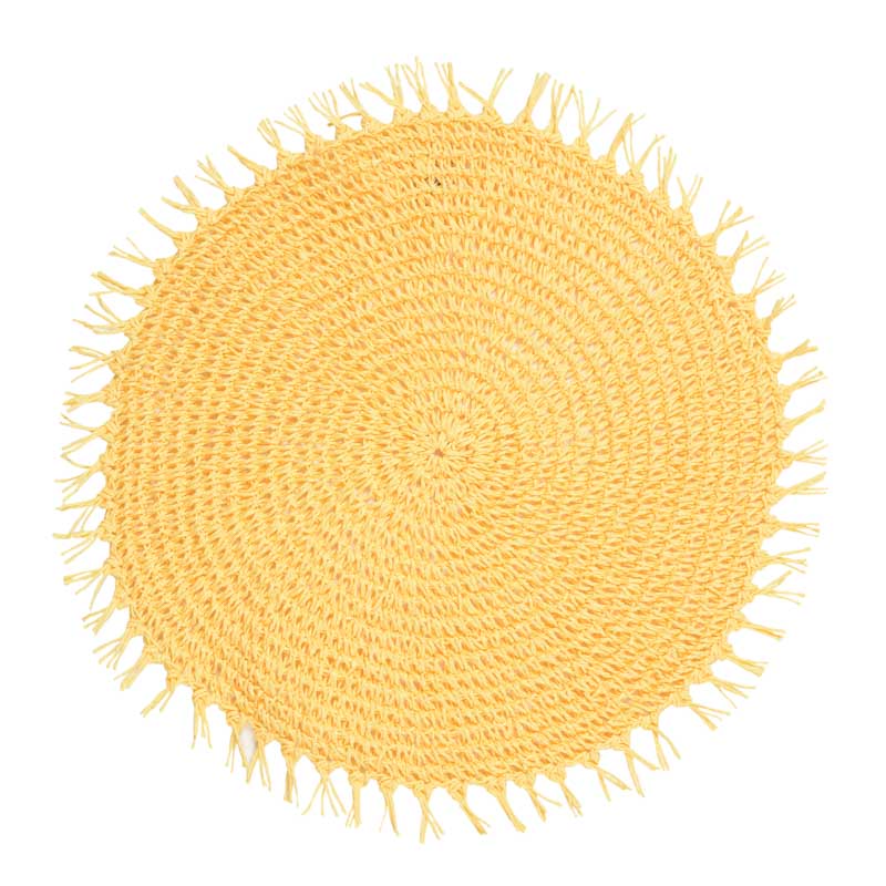 Set de table rond tressé 'Bahamas'