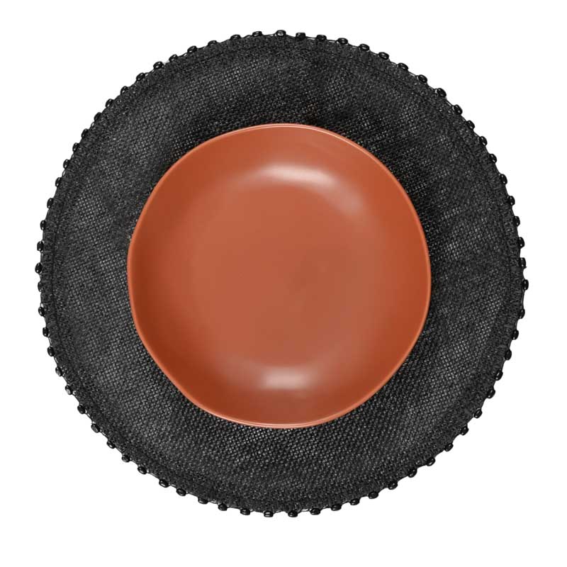 Set de table rond tressé 'Pixel'