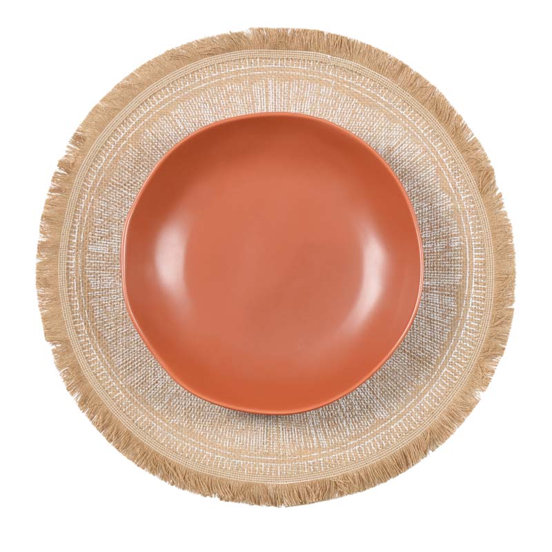 Set de table rond en jute 'Myla'