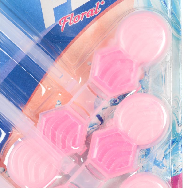 3 blocs WC 'Floral rose'