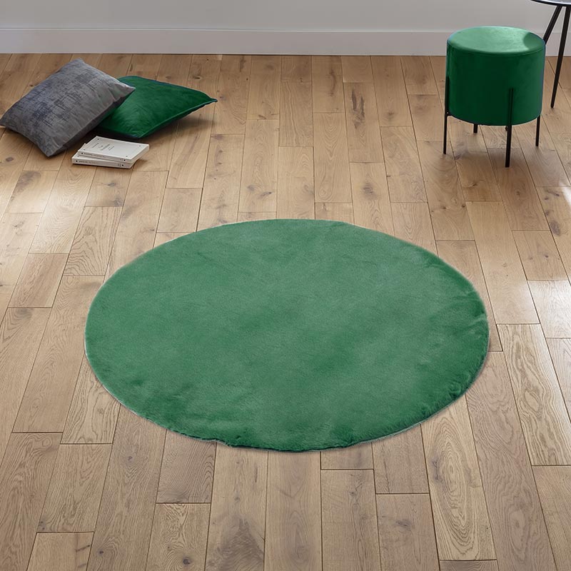 Tapis rond 'Caresse'
