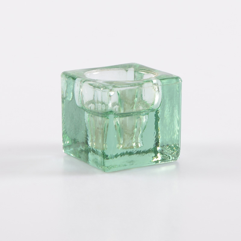 Bougeoir en verre recyclé
