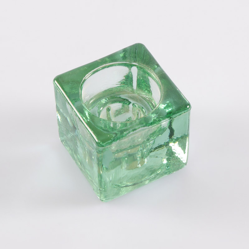 Bougeoir en verre recyclé
