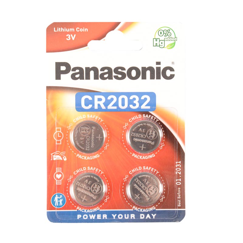 4 piles CR-2032 Lithium 