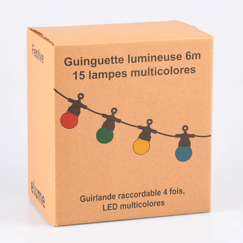 Guirlande lumineuse 'Guinguette' 11m