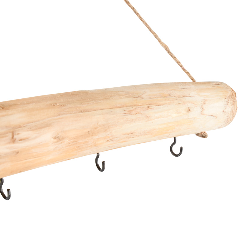 Patère à suspendre en bois