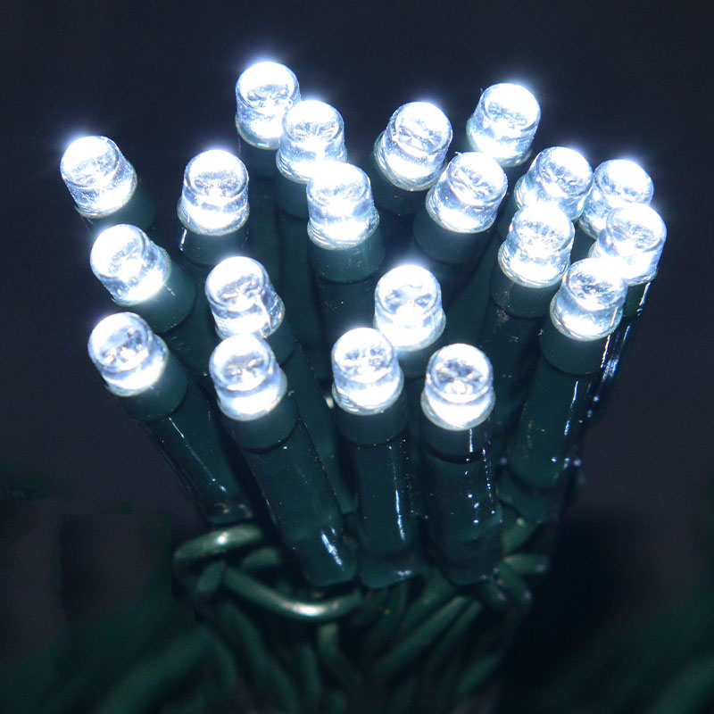 Guirlande électrique 200 LED blanches 15M