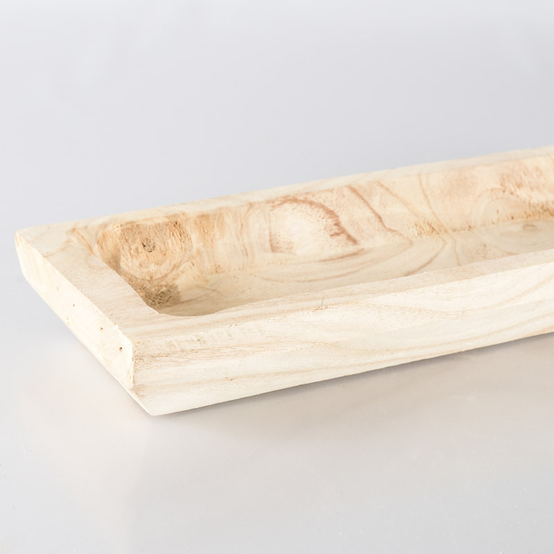 Vide-poche rectangulaire 'Paulownia'