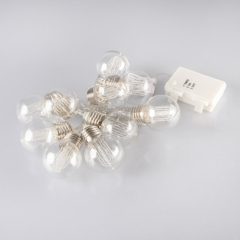 Guirlande lumineuse 10 ampoules blanc - L'Incroyable
