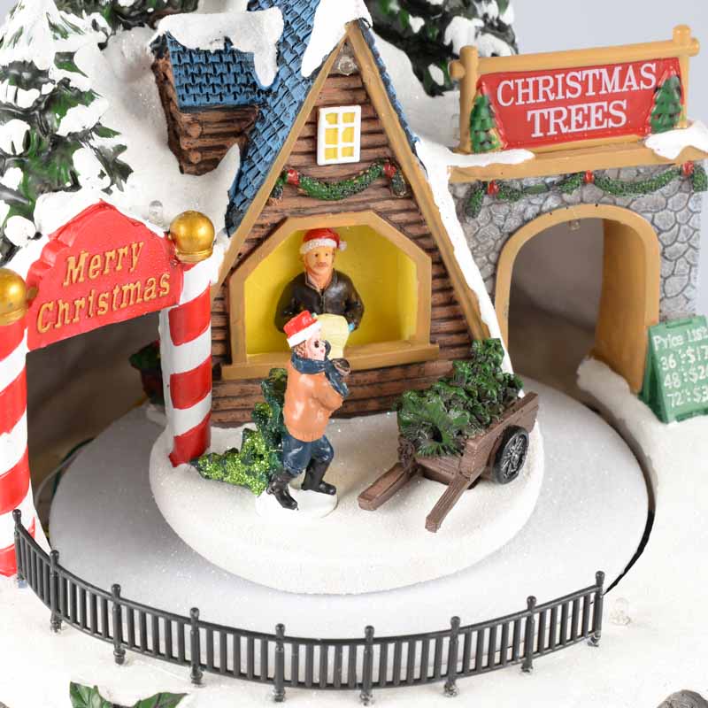 Scénette marchand de sapins 