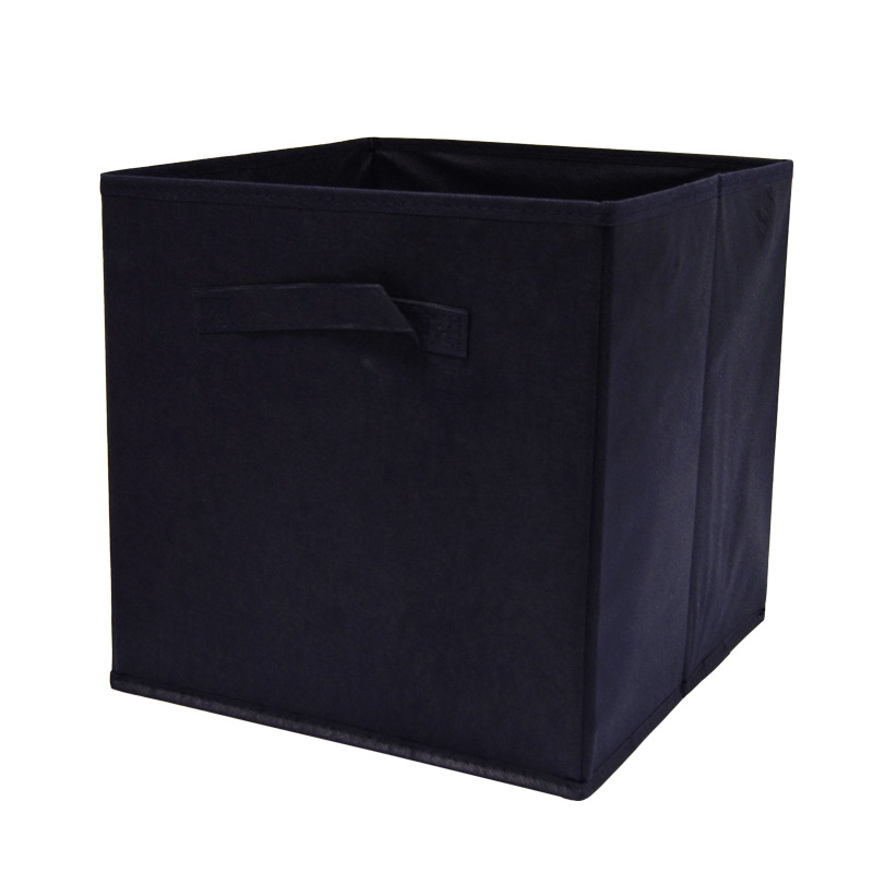 Cube de rangement en tissu gris - L'Incroyable