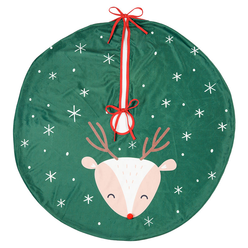 Tour de sapin 'Holly Jolly'