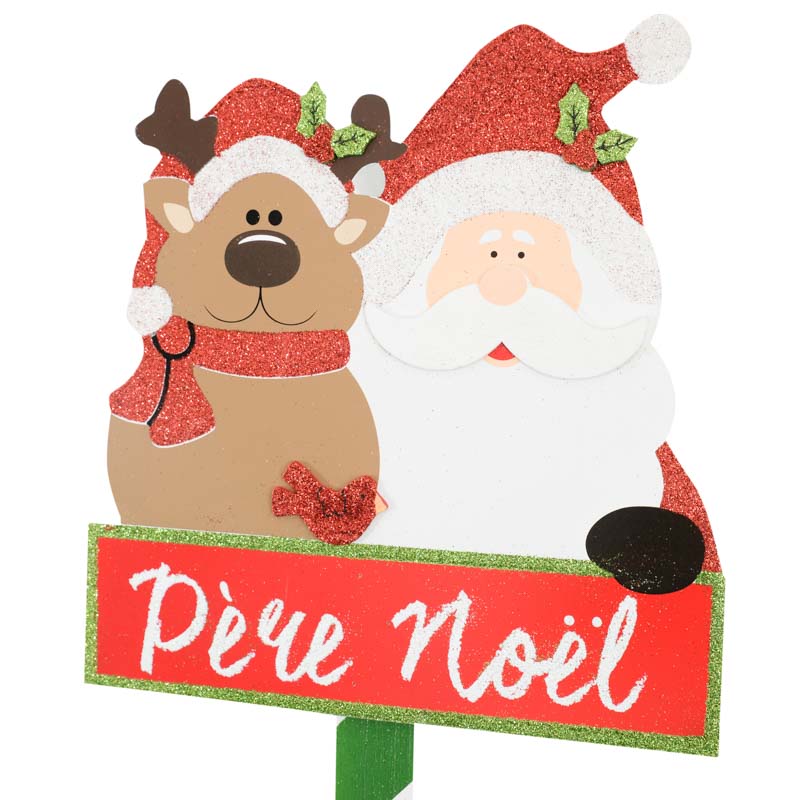Panneau de direction 'Holly Jolly'