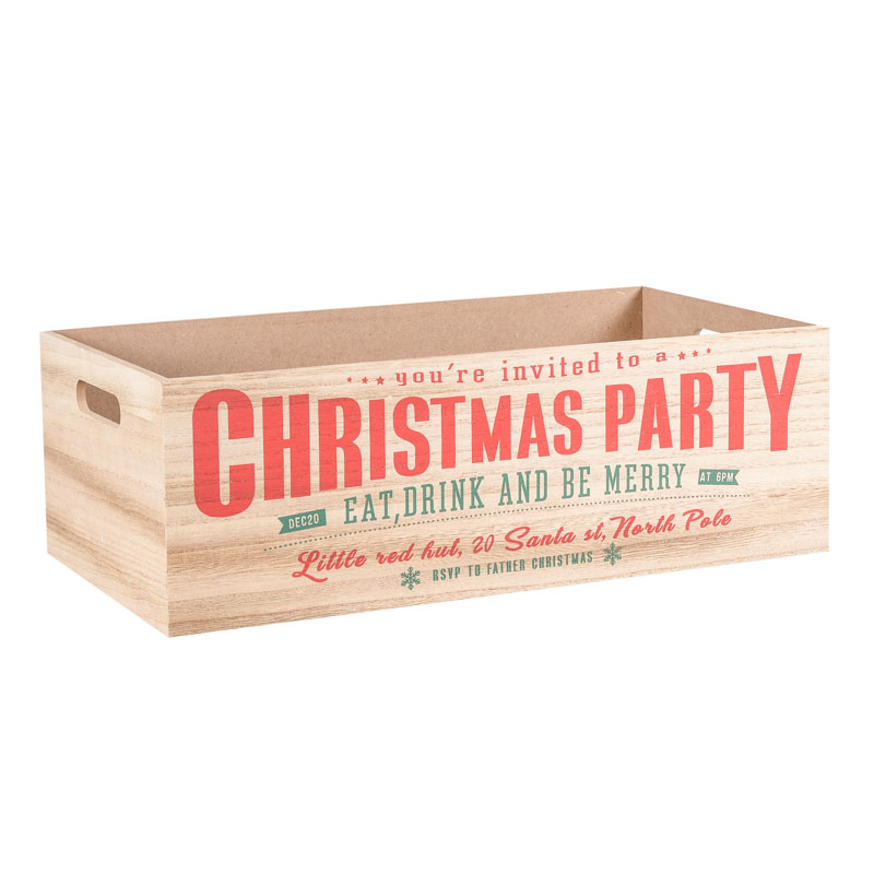 Caisse de rangement 'Holly Jolly'