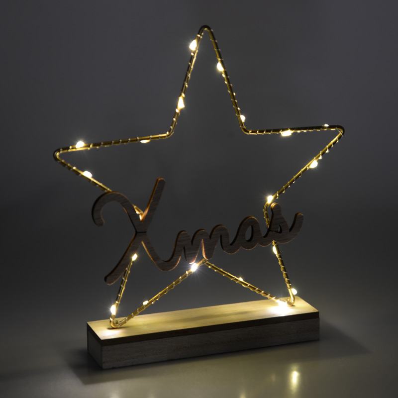Etoile lumineuse à poser 'Xmas'