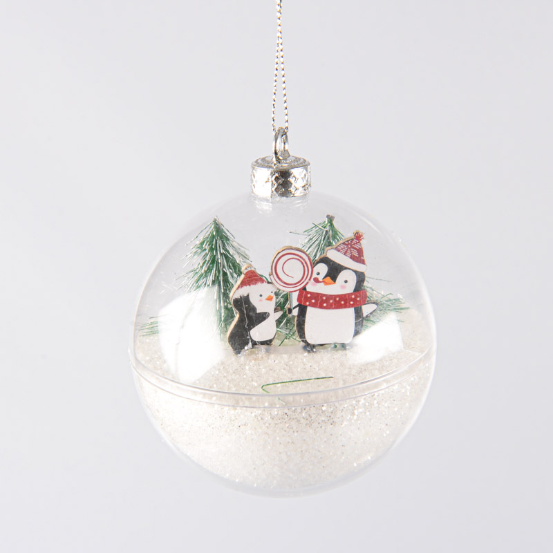 Boule scenette 'Pingouin'